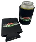 2 Friends Central Perk Koozie Can Coolers Soda beer 12 Oz Can Black Set Of 2 Usa