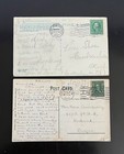 Lot Of 2 Antique Postcards - Columbia River  Oregon - Moonlight  Highway