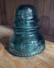 Vtg Aqua Blue Green Hemingray Collectible No  40 Glass Electrical Insulator