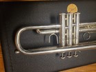 Bach Tr200s Silver Intermediate Trumpet--chem Cleaned  Serviced  Extras  Nice 