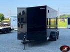 New 7  X 14  Pace Journey Se V-nose Ramp Door Enclosed Cargo Trailer