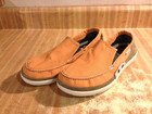 Crocs Mens 9m Walu Accent Orange Green Tan Slip On Beach Bum Vagabond Loafers