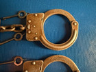 Vintage Crockett   Kelly Inc  Police Handcuffs  2 Pair 