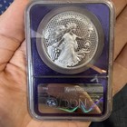  1 Liberty   Eagle 1 Oz  999 Silver Ms70 Ngc 2026 Traderbea Ascension Island 