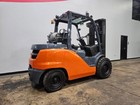 2014 Toyota 8fg45u 10000lb 2 Stage Pneumatic Lpg Forklift Stk 15708