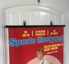 Rare Larry Bird Banner Si Cover Sign Indiana State 20in X 30in Vintage Poster