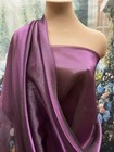 Crystal Iridescent Organza Red  Fabric Sheer  45 Inch Bty