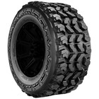  qty 4  25x10 00r12 Power King Terrarok A t Lrd Black Wall Tires