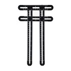 Metal Angular Ruler Multi Angle Measuring Tool Ultimate Transfer Black Template