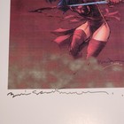 Elektra Battle Pose Art Print Signed Bill Sienkiewicz Rare 11x17 Marvel Comic