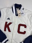 Adidas Men Size Xl Kansas City Monarchs Negro League Coaches Bomber Jacket New