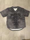 Bts Jungkook World Tour Gray Mesh Baseball Jersey V-neck Button M l
