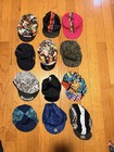 Messenger Lot Of 12 Cycling Caps One Size Multicolor Graphic Print Polyester