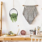 Der Rose 2 Pack Fake Hanging Plants Artificial Succulents Plants Indoor For 