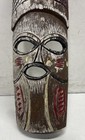 Wood Carved Wall Mask 16 5 Inch Long Decorative Wood Sculpture