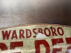 Vintage Wardsboro Fire Department License Plate Topper Wardsboro Vermont 