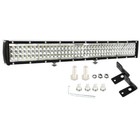 Super Bright 5- Row 21  In Led Light Bar Spot Flood Combo Work Fog For Car 400w