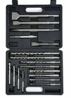 17pc Drill Bits   Chisel Sds Plus Rotary Hammer Bit Set Fits Bosch   Hilti Tools
