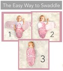 100  Organic Cotton Swaddle Blanket Baby Girl Infant Sleep Sack Wrap  Adjusta   