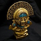 Pre Columbian Inca Gold Inti God Idol Figure 14 5cm 5 7in Tall Museum Replica