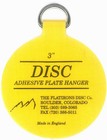 Invisible English Disc Adhesive Medium Plate Hanger Set  4-3 Inch Hangers 