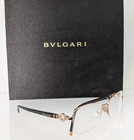 New Authentic Bvlgari Bv 2161 - K Eyeglasses Black Gold 2161 Frame 53mm