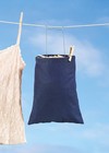 Whitmor Blue Polyester Clothes Pin Bag