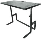 Quik Lok Dj233 Foldable Dj Table Workstation W perforated Shelf For Ventilation