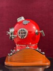 Full Size Antique Us Navy Brass Divers Diving Helmet Mark V Deep Sea Scuba