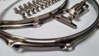 Dfp 14    Snare Drum Hardware Set - Antique Brass  Hoops  Lugs  Throw Off