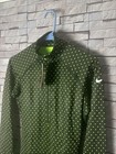 Nike Pro Hyperwarm Series Polka Dot 1 2 Zip Pullover Top Women s Small Black Nwt