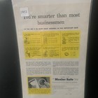 Vintage 1953 Mosler Safe You re Smarter Than Most Businessmen Ad Advertisement