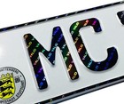 Mercedes Stuttgart Front German License Plate Unique Number  New With Hologram