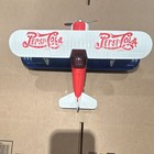 Pepsi Stearman Biplane Die-cast Metal Airplane Bank Red White Blue
