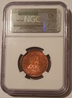 India - British - Victoria 1889  c  1 4 Anna Ms63 Rb Ngc