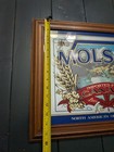 Vintage Molson Imported From Canada Beer Ale Wood Framed Mirror Sign 20    X 16   