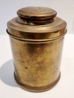 Vtg La Palina Senators Cigar Humidor Cannister--solid Brass-1940 s