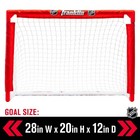 Franklin Sports Mini Hockey Rink Set - Half Rink Knee Hockey Goal  Mini Sticks