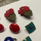 Lot Of 7 Vintage - Modern Costume Jewelry Earrings Clip On Screw On Mix