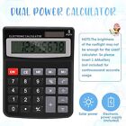 Desktop Calculator 8 Digit Display Battery Solar Basic Big Button Business Home