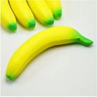 1pc Novelty Squishy Rubber Banana Squeeze Toy Stress Reliever Toys Xmas Gift