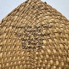 Vintage Paul W  Panebaker Funeral Home Hanover  Pennsylvania Handheld Fan