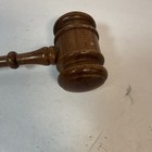 Vintage Hand Turned Wooden Gavel 12  Judge Court Legal Auctioneer Mallet Hammer