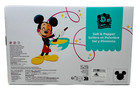 New Disney Parks Red Monorail Salt   Pepper Shaker Set With Stand Mousewares