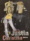 Vintage 2003 Justin Timberlake Christina Aguilera Shirt Stripped Tour Xl Fade