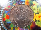 Bahrain 250 Fils Ah1389 1969 Unc Fao Food   Agriculture Org Coin H6650