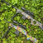 Manual Gel Ball Blaster Toy Gun Sniper Model Side Pull Launchable Kids Bf Gift