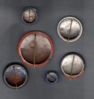 1939-40 Vintage New York World s Fair Pinback Buttons Lot Of 6