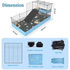 Guinea Pig Small Animal Bunny Rabbit Habitat C c Loft Cage Metal Grid   Ip67 Mat