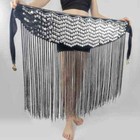  Belly Dance Fringe Hip Scarf Bead Piece Training Clothing Waist Chain Sequins